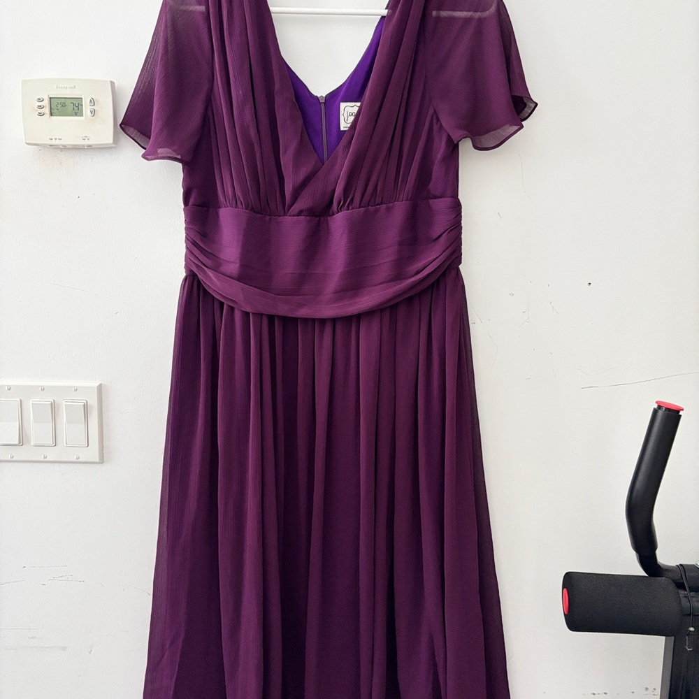 🍇 Joanie Clothing “Gracie” Dress – Plum Purple – Size US 10 🍇 - Picture 4 of 9